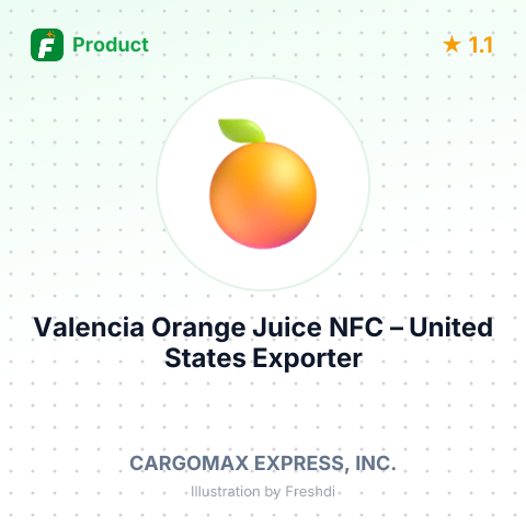 Valencia Orange Juice NFC – summary card, no photo uploaded yet