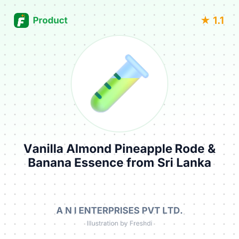 Vanilla Almond Pineapple Rode & Banana Essence – summary card, no photo uploaded yet
