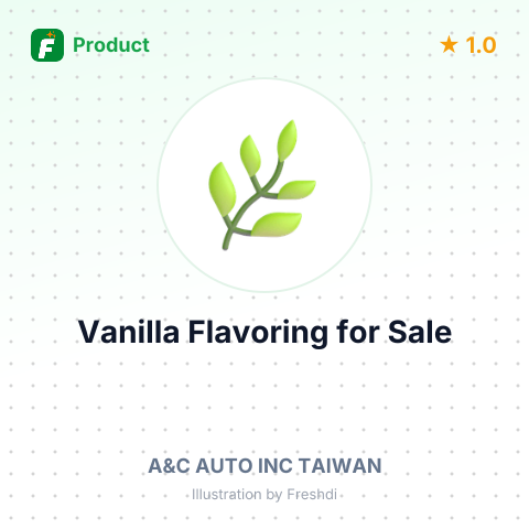 Vanilla Flavoring in 1L Packaging – summary card, no photo uploaded yet