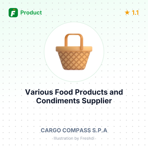 Various Food Products and Condiments – summary card, no photo uploaded yet