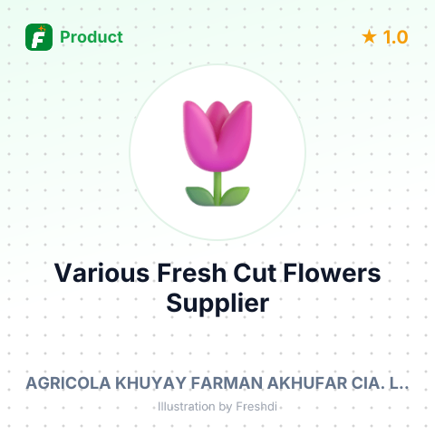 Various Fresh Cut Flowers – summary card, no photo uploaded yet