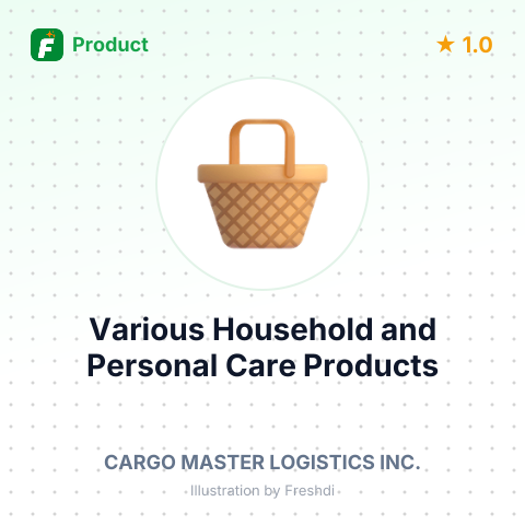 Various Household and Personal Care Products – summary card, no photo uploaded yet