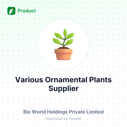 Various Ornamental Plants – summary card, no photo uploaded yet