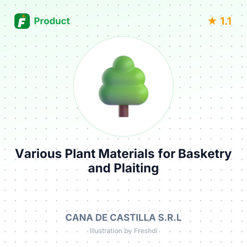 Various Plant Materials for Basketry and Plaiting – summary card, no photo uploaded yet
