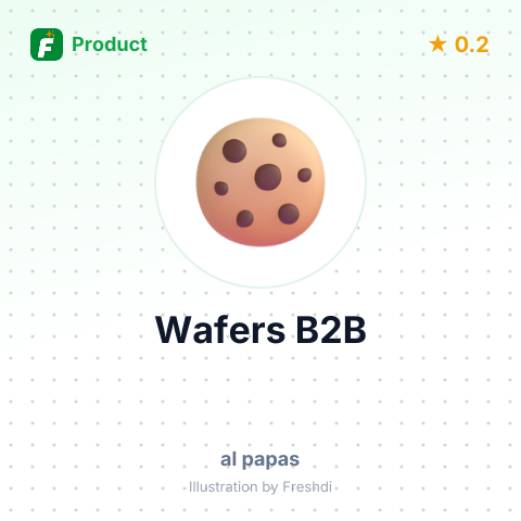 Various Wafers and Wafer Sheets, White Snow Wafers – summary card, no photo uploaded yet