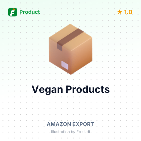 Vegan Products – summary card, no photo uploaded yet