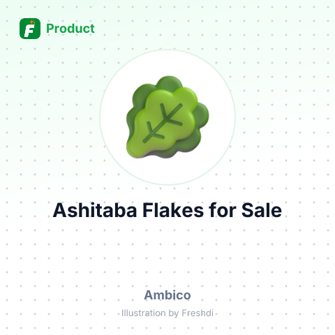 Vegetable Ashitaba Flake – summary card, no photo uploaded yet