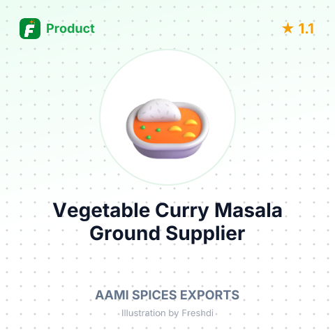 Vegetable Curry Masala Ground – summary card, no photo uploaded yet