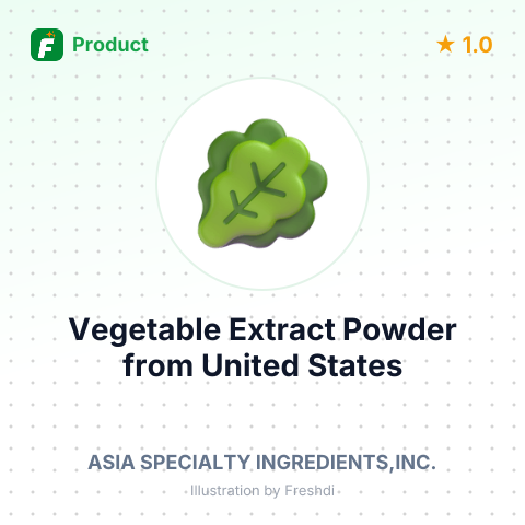 Vegetable Extract Powder – summary card, no photo uploaded yet