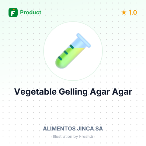 Vegetable Gelling Agar Agar – summary card, no photo uploaded yet