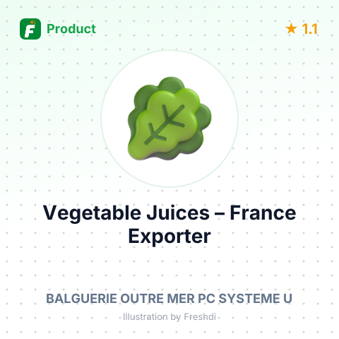Vegetable Juices – summary card, no photo uploaded yet