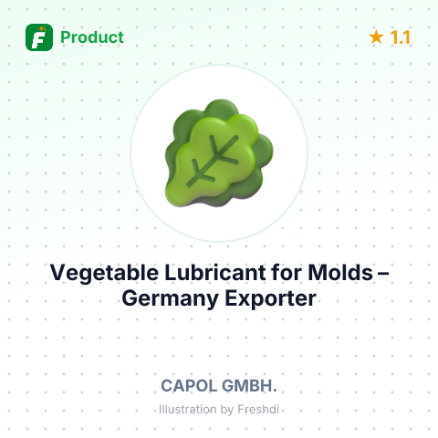 Vegetable Lubricant for Molds – product summary card, no photo uploaded yet
