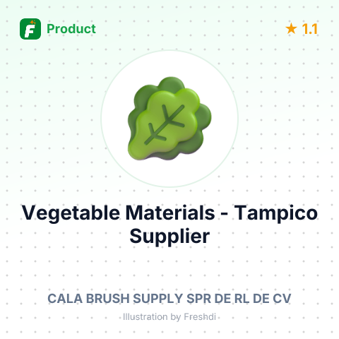 Vegetable Materials - Tampico – summary card, no photo uploaded yet