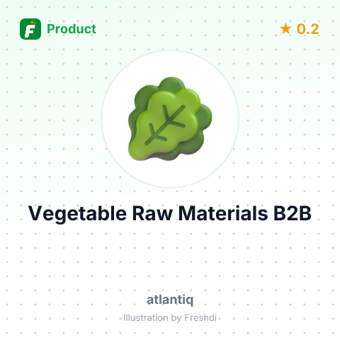 Vegetable Raw Materials for Dyeing – summary card, no photo uploaded yet