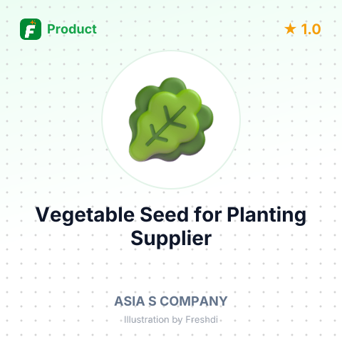 Vegetable Seed for Planting – summary card, no photo uploaded yet