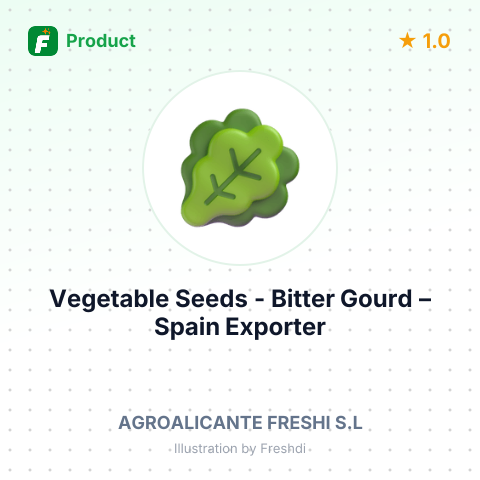 Vegetable Seeds - Bitter Gourd (Charak Variety) – summary card, no photo uploaded yet