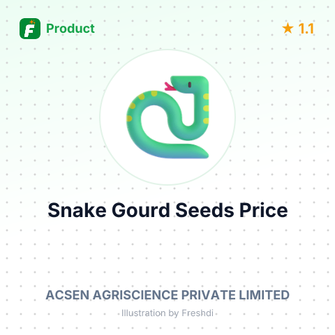 Vegetable Seeds for Sowing: Snake Gourd – summary card, no photo uploaded yet