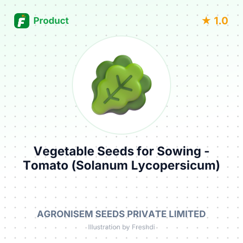 Vegetable Seeds for Sowing - Tomato (Solanum Lycopersicum) – product summary card, no photo uploaded yet