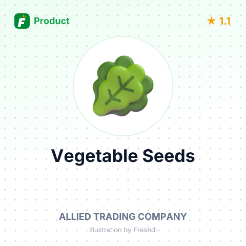 Vegetable Seeds – summary card, no photo uploaded yet