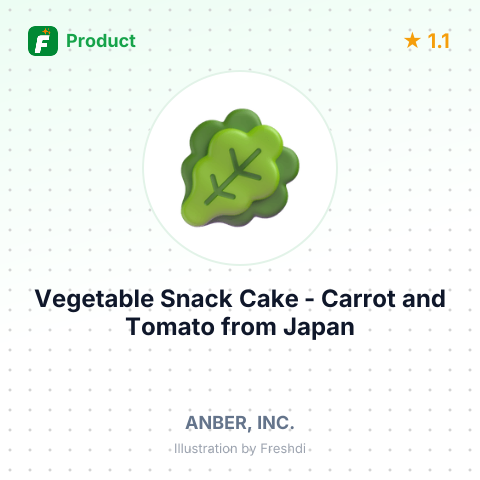Vegetable Snack Cake - Carrot and Tomato – summary card, no photo uploaded yet