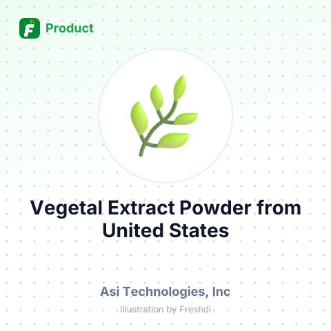 Vegetal Extract Powder – summary card, no photo uploaded yet