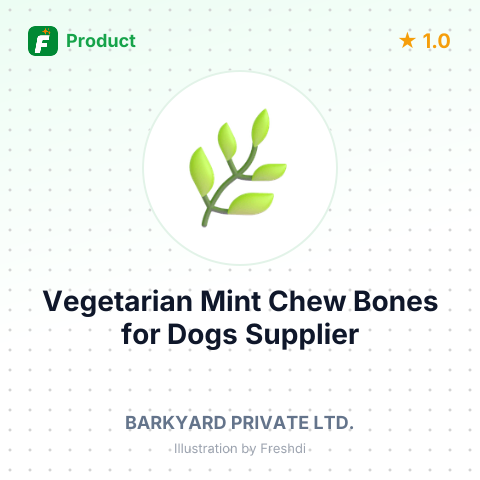 Vegetarian Mint Chew Bones for Dogs – summary card, no photo uploaded yet