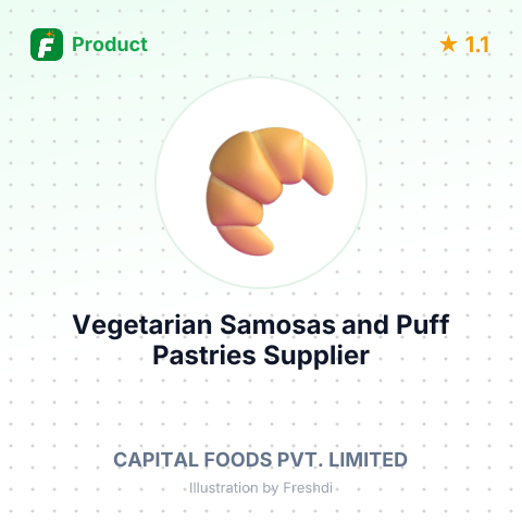 Vegetarian Samosas and Puff Pastries – summary card, no photo uploaded yet