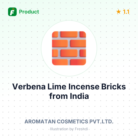Verbena Lime Incense Bricks – summary card, no photo uploaded yet