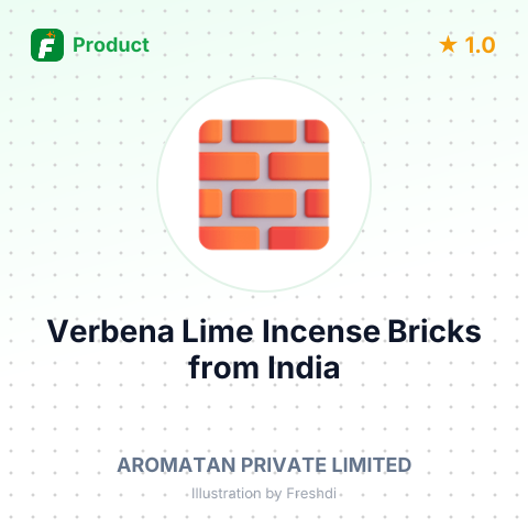 Verbena Lime Incense Bricks – summary card, no photo uploaded yet