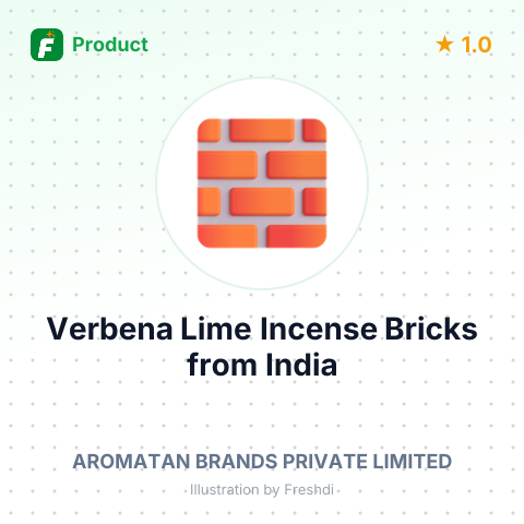 Verbena Lime Incense Bricks – summary card, no photo uploaded yet