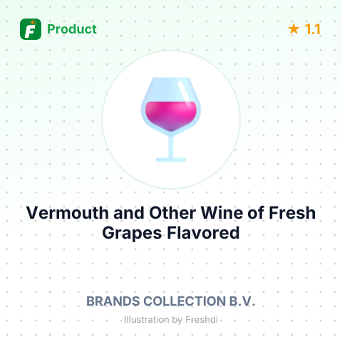 Vermouth and Other Wine of Fresh Grapes Flavored – summary card, no photo uploaded yet