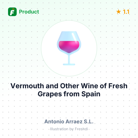 Vermouth and Other Wine of Fresh Grapes – summary card, no photo uploaded yet