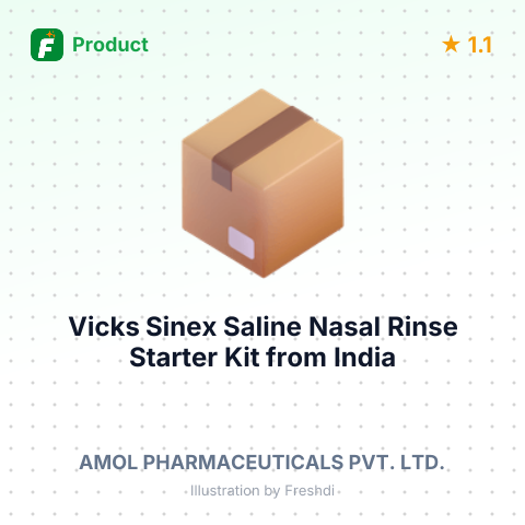 Vicks Sinex Saline Nasal Rinse Starter Kit – summary card, no photo uploaded yet