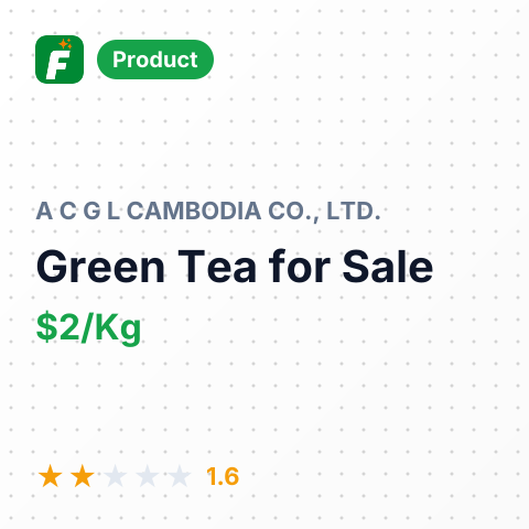 Vietnam Green Tea – summary card, no photo uploaded yet