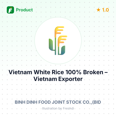 Vietnam White Rice 100% Broken – summary card, no photo uploaded yet