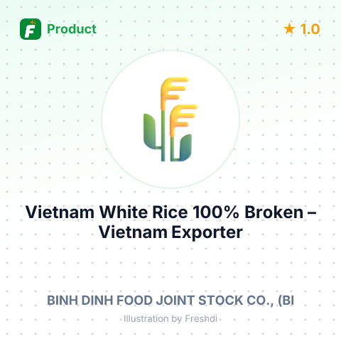 Vietnam White Rice 100% Broken – summary card, no photo uploaded yet