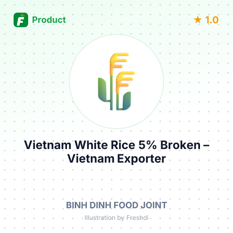 Vietnam White Rice 5% Broken – summary card, no photo uploaded yet