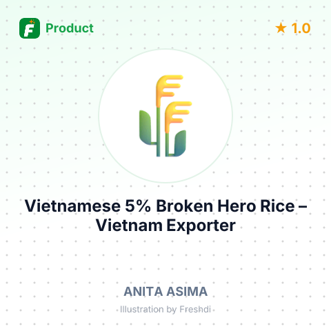 Vietnamese 5% Broken Hero Rice – summary card, no photo uploaded yet