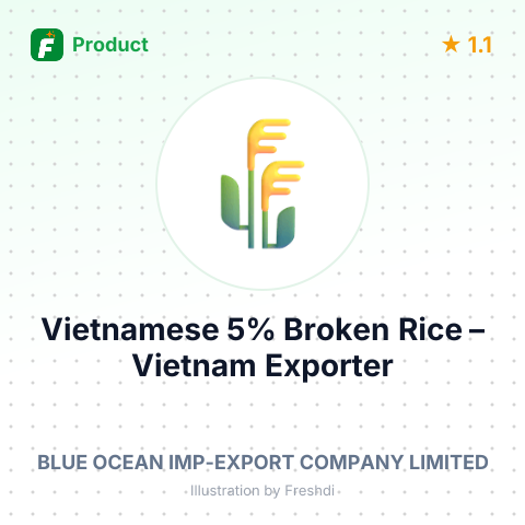 Vietnamese 5% Broken Rice – summary card, no photo uploaded yet
