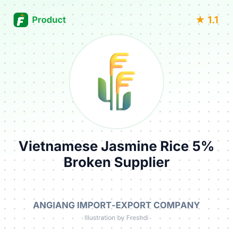 Vietnamese Jasmine Rice 5% Broken – summary card, no photo uploaded yet