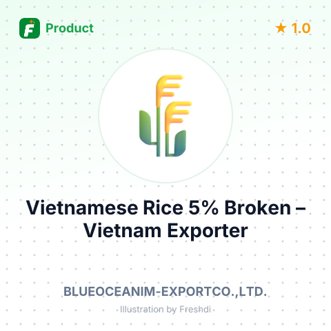 Vietnamese Rice 5% Broken – summary card, no photo uploaded yet
