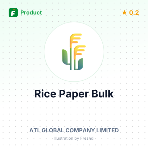 Vietnamese Spring Roll Rice Paper – summary card, no photo uploaded yet