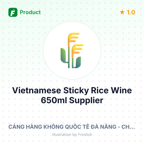 Vietnamese Sticky Rice Wine 650ml – summary card, no photo uploaded yet