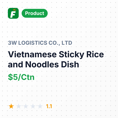 Vietnamese Sticky Rice and Noodles Dish – summary card, no photo uploaded yet