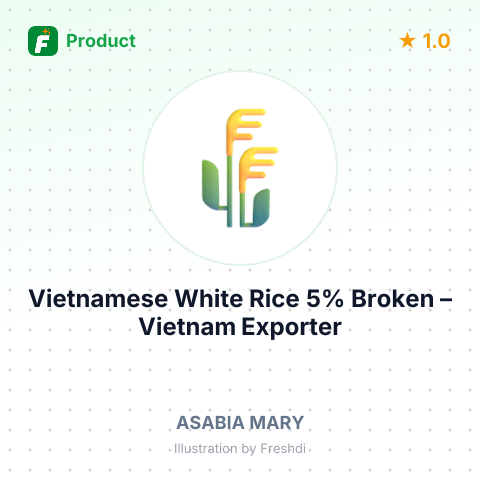 Vietnamese White Rice 5% Broken – summary card, no photo uploaded yet