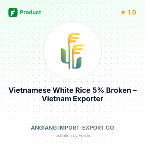 Vietnamese White Rice 5% Broken – summary card, no photo uploaded yet