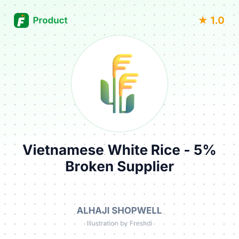 Vietnamese White Rice - 5% Broken – summary card, no photo uploaded yet