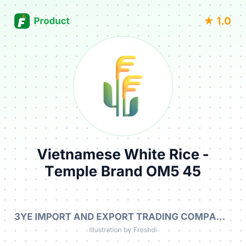 Vietnamese White Rice - Temple Brand OM5 45 – summary card, no photo uploaded yet