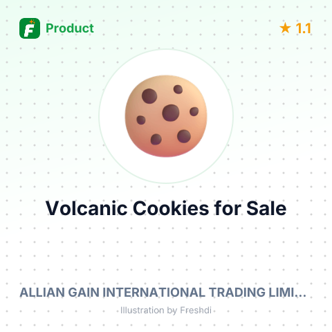 Volcanic Cookies - Mango Cranberry Flavor – summary card, no photo uploaded yet