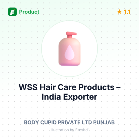 WSS Hair Care Products – summary card, no photo uploaded yet